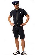 Police costume with shorts